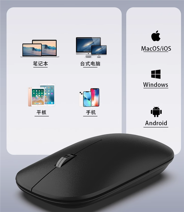 體育投注:賽技雙模無線鼠標官方沖量大促19.9元:兼容Win/MacOS/iOS/Android