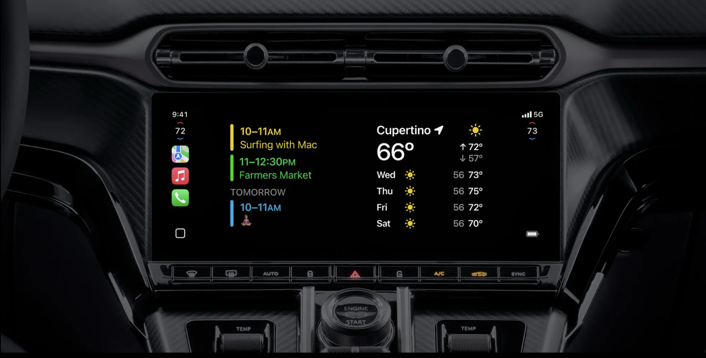 現金網:消息稱蘋果改進 iOS26 CarPlay 功能:新增界麪文本大小調節、更新聲音識別輔助功能