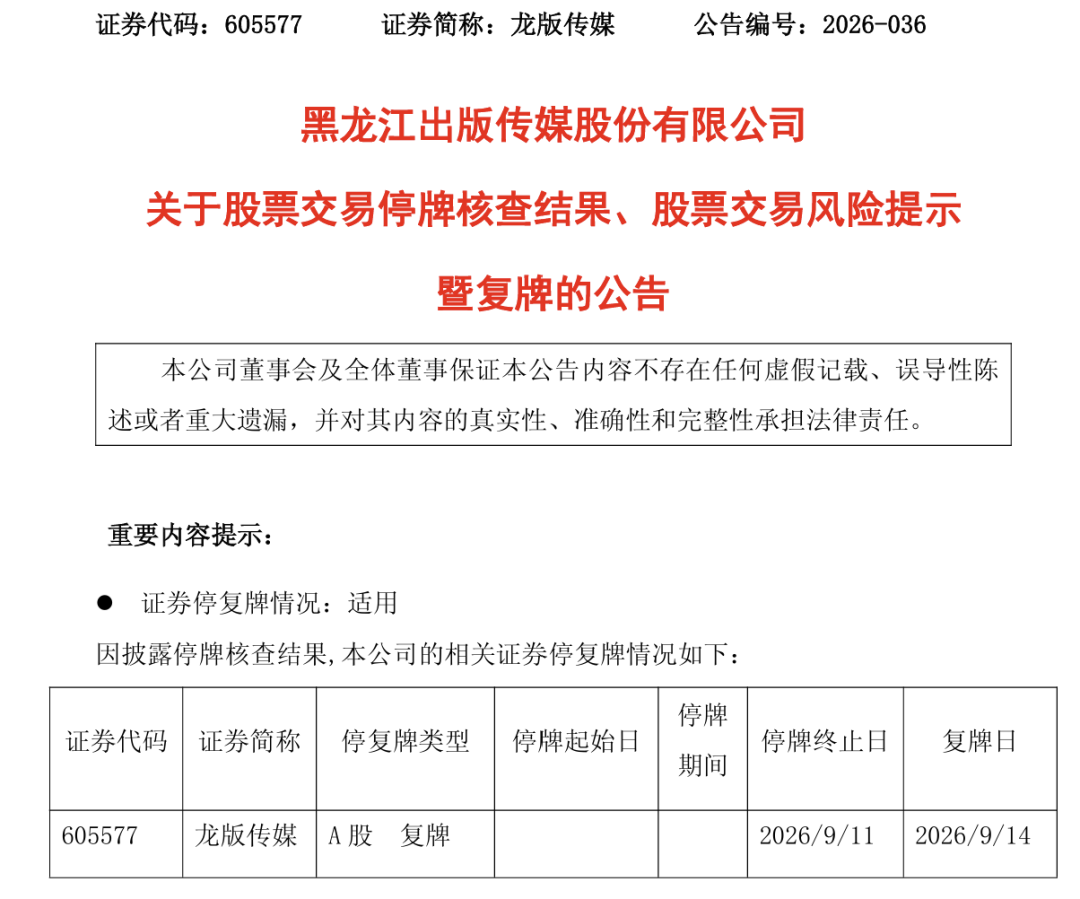 網上投注:核查完成!7天6板大牛股,下周一複牌