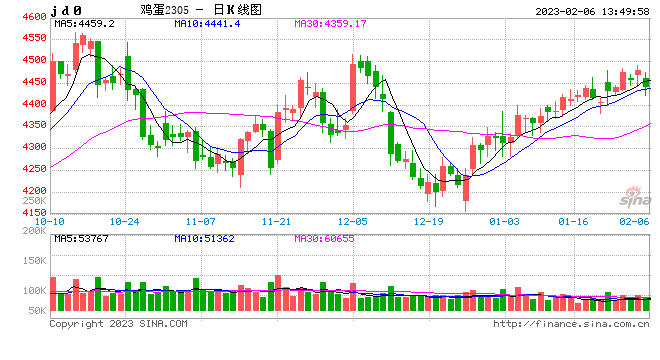 卓创资讯:1月在产蛋鸡存栏量小幅下降 2月呈增加趋势